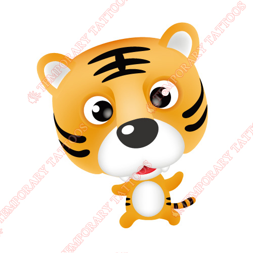 Tiger Customize Temporary Tattoos Stickers NO.8896